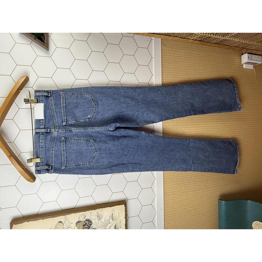 Pistola Medium Wash Alexa High Rise Slim Flare with Slit Denim Jeans - Size - 27 - Picture 4 of 9